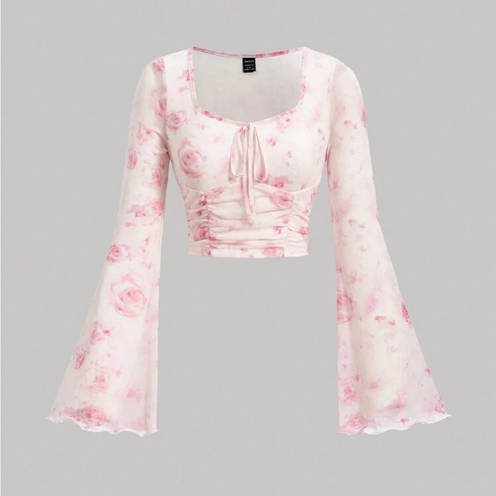 Floral Pink Women's Top